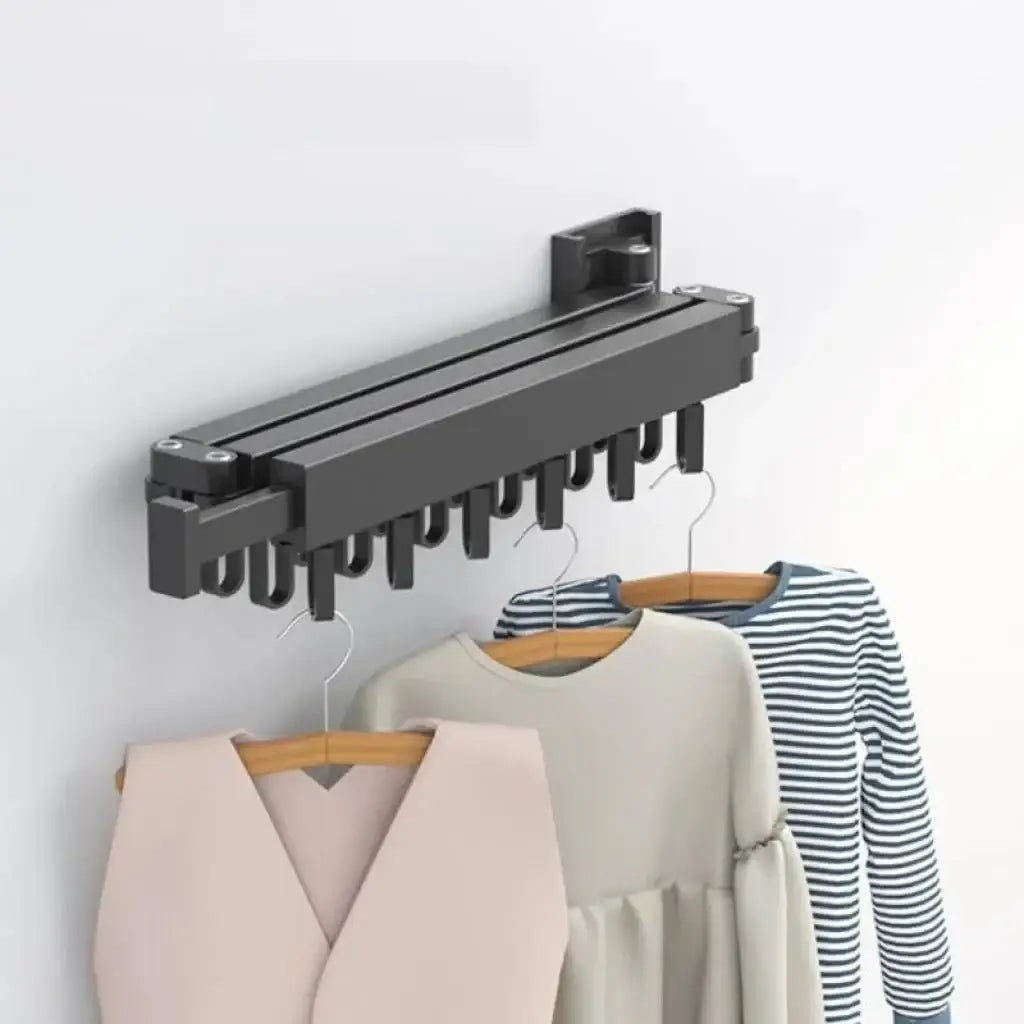 Varal retrátil de alumínio anticorrosão wall-mounted e dobrável Velutta