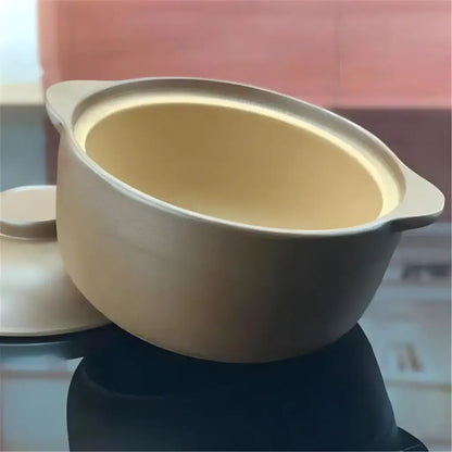 Panela de Barro para Assados em cerâmica marrom para cozinhar e assar