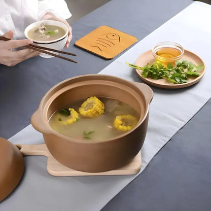 Panela de Barro para Assados com panela de barro e sopa de milho quente